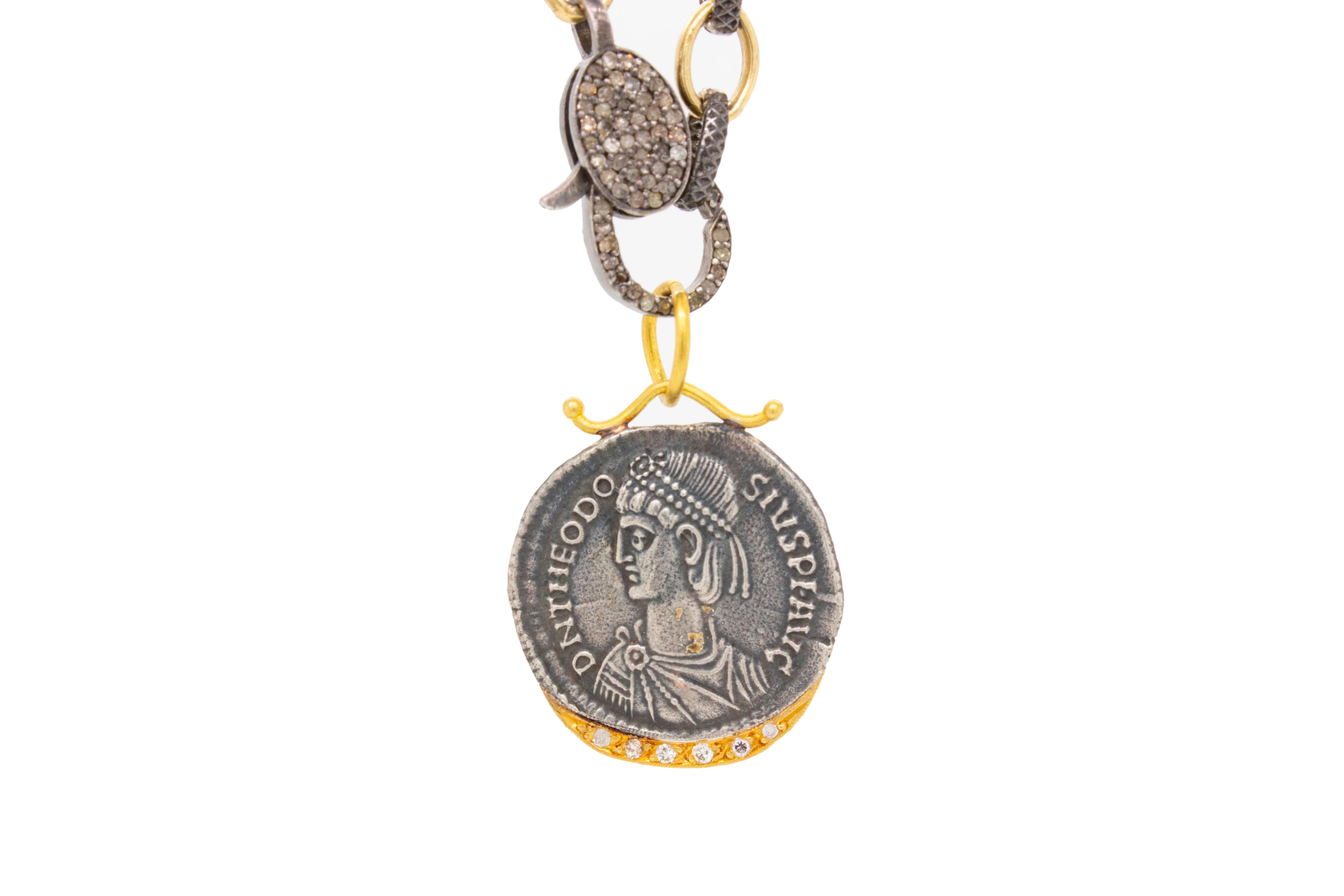 Byzantine Theodosius II with Diamonds