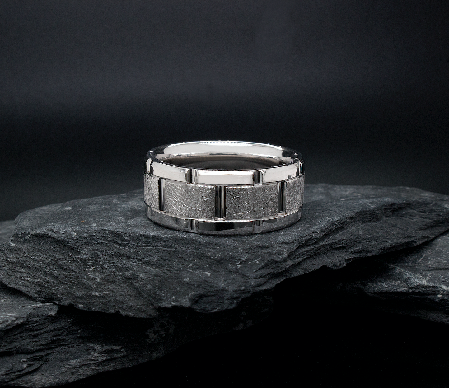 ring, mens rings, solid gold ring, 8mm ring, scratched texture, grooved pattern, wedding band, mens wedding band, unisex wedding band, womens wedding band, unique wedding band, custom ring