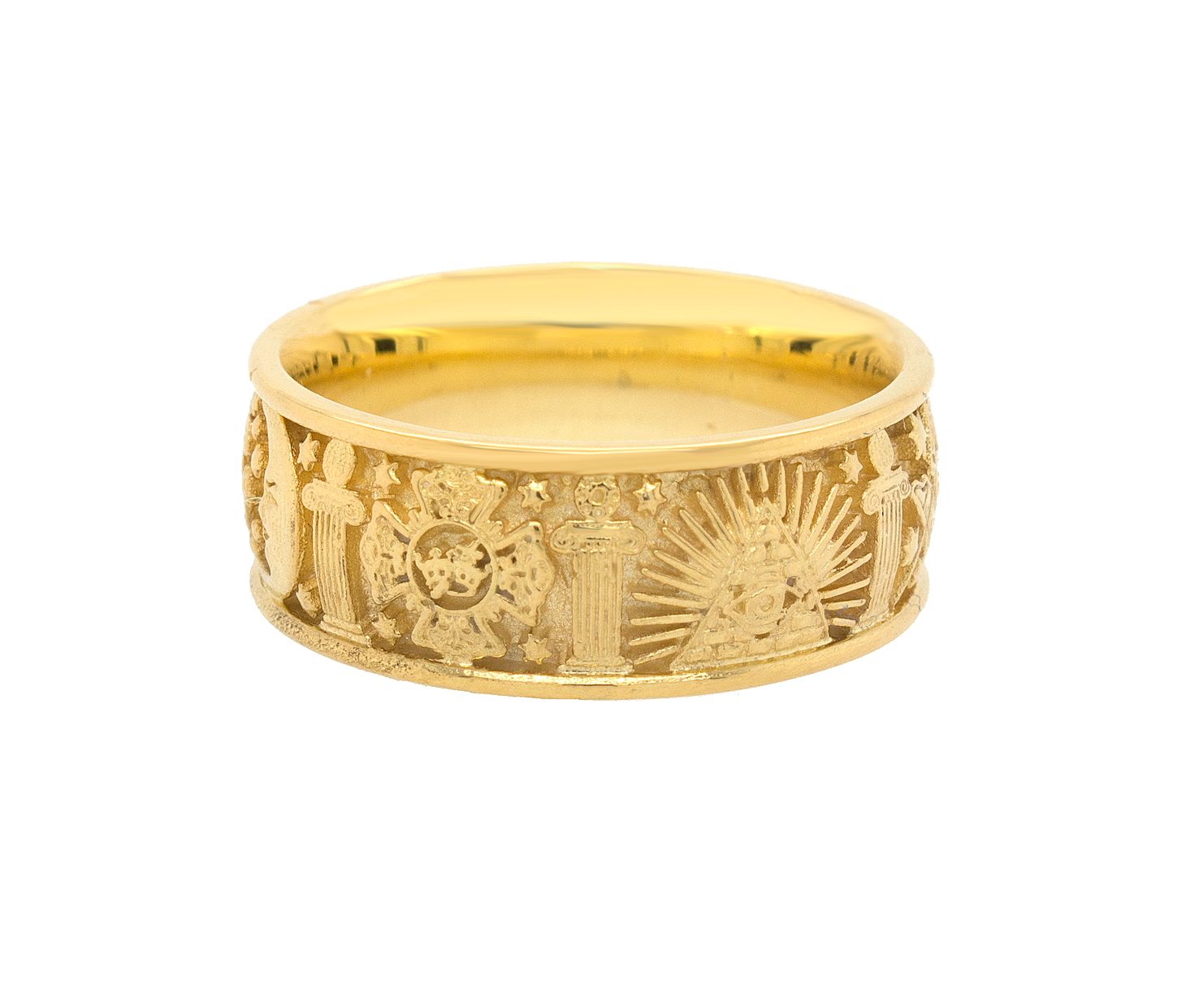 ring, ring on white background, solid gold ring, nordic ring, engraved ring, custom gold ring, mens ring, women's ring, wedding band