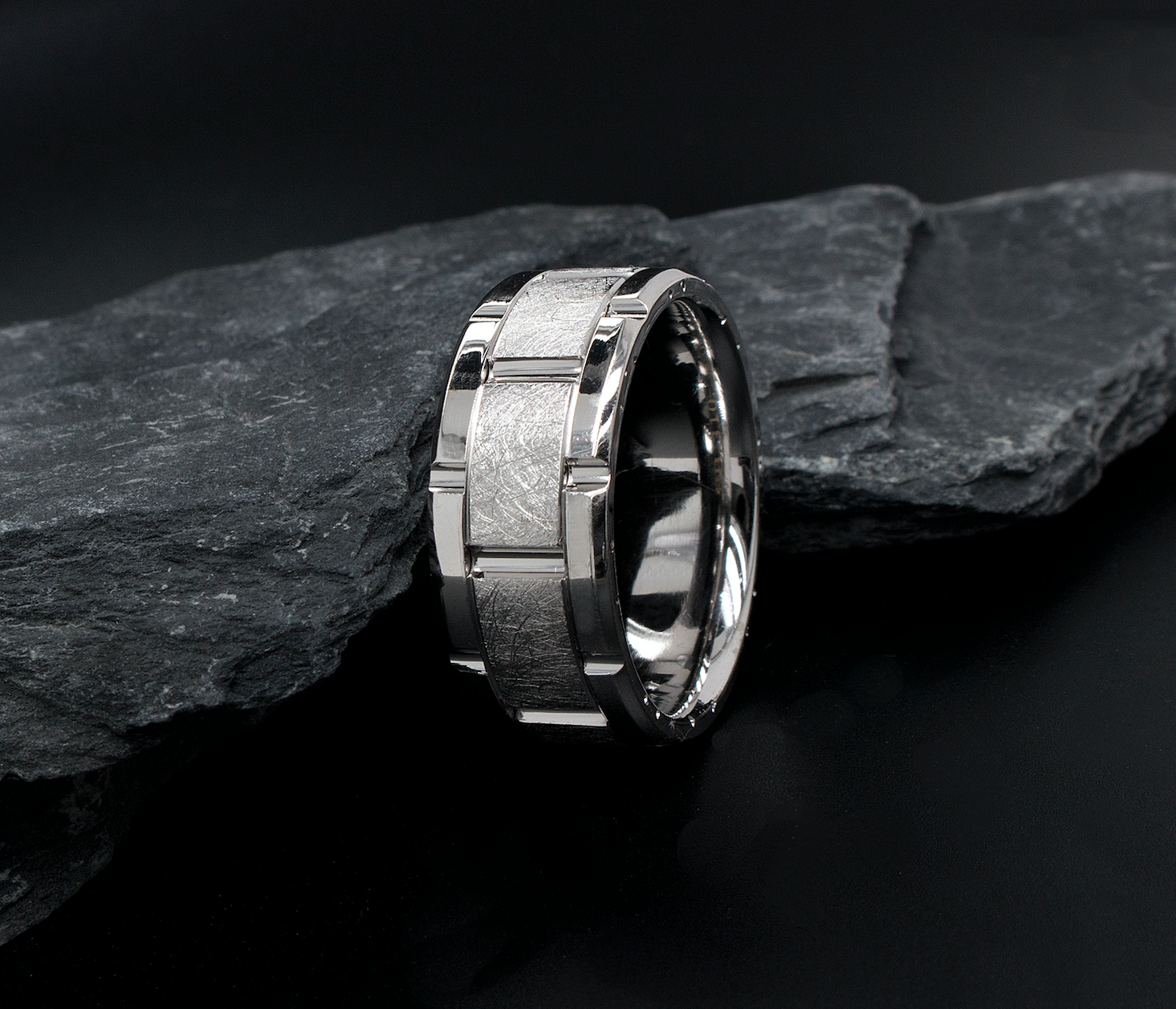 ring, mens rings, solid gold ring, 8mm ring, scratched texture, grooved pattern, wedding band, mens wedding band, unisex wedding band, womens wedding band, unique wedding band, custom ring